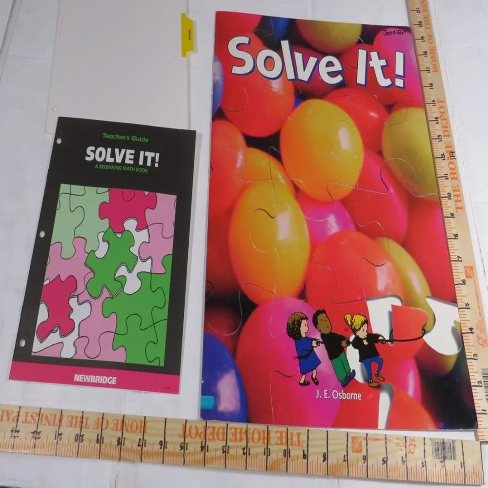 Solve It Out BIG BOOK (almost 2 feet tall) with teacher pages CLASSROOM SIZE